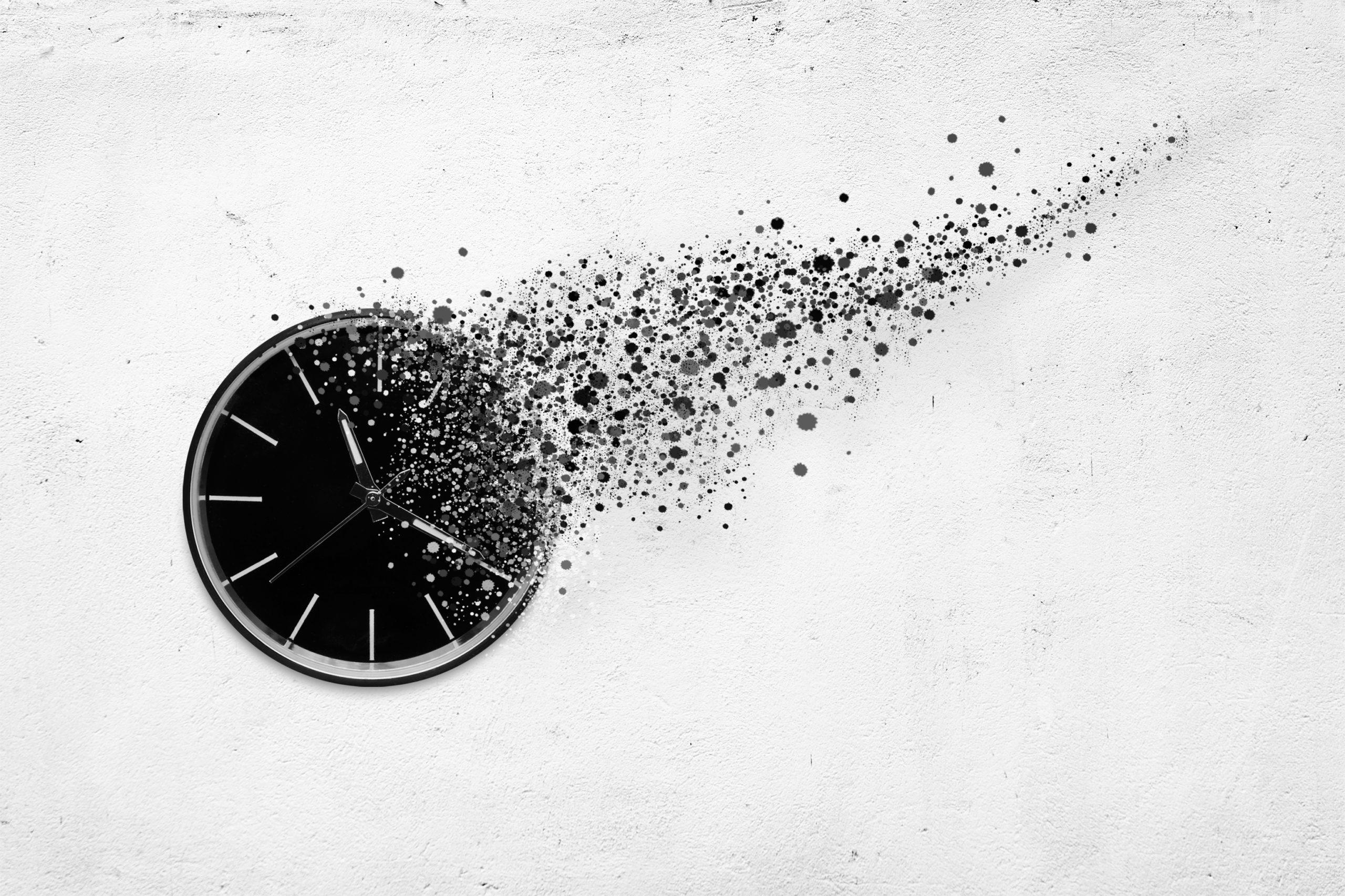 Dissolving Clock